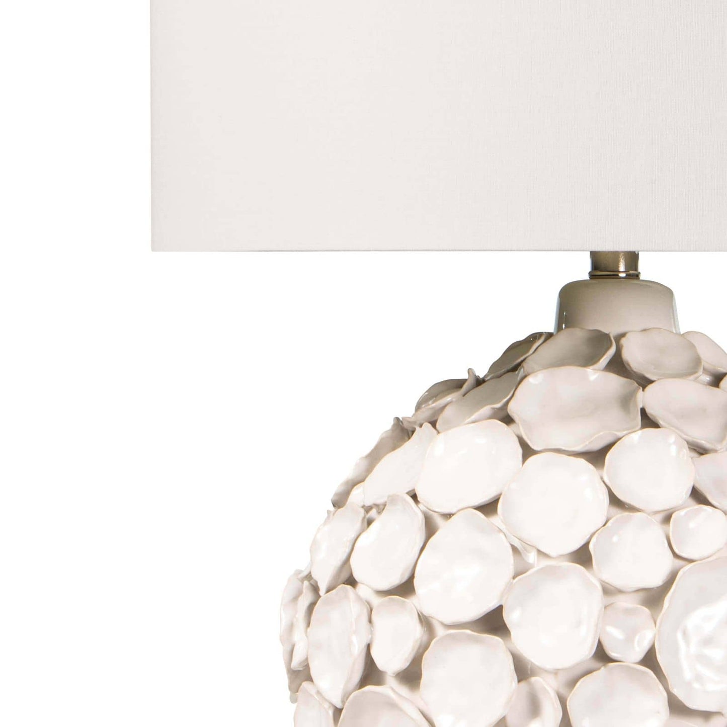Lucia Ceramic Table Lamp White
