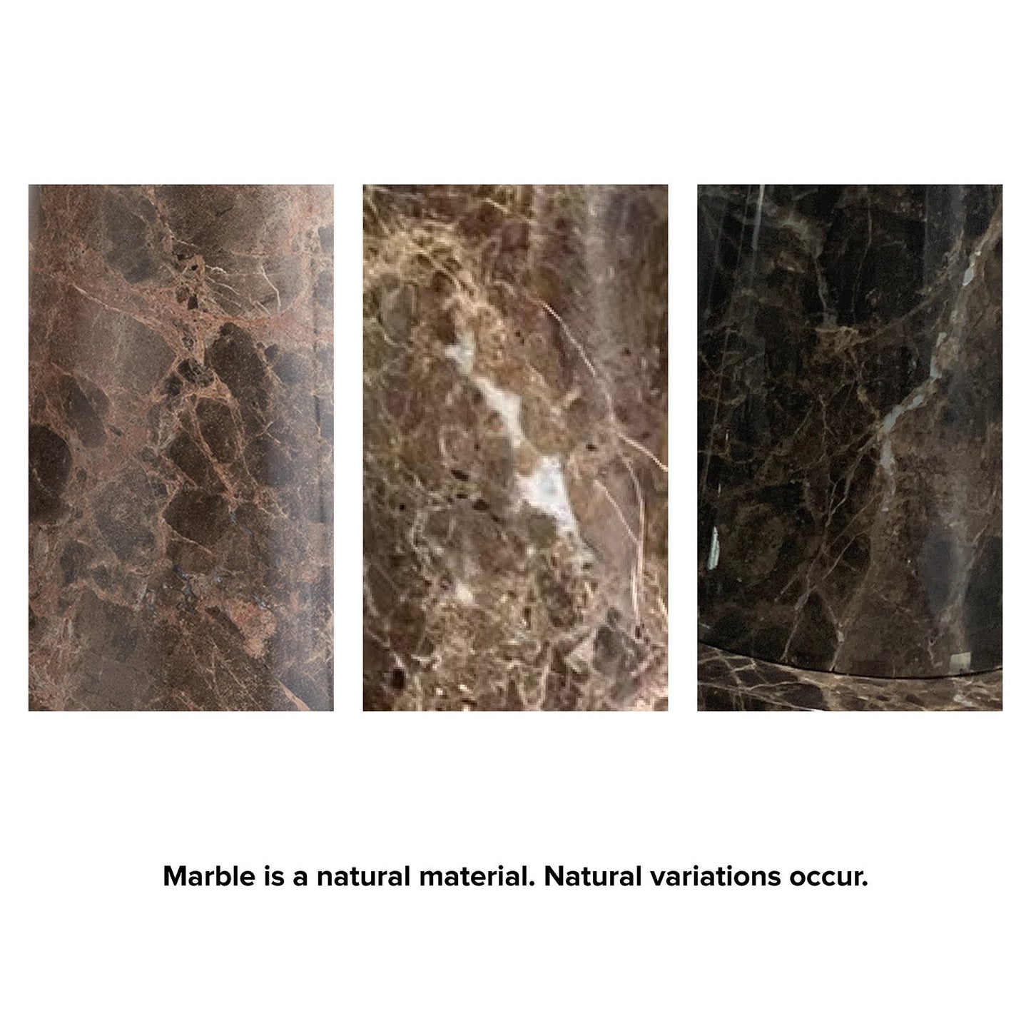 Segal Marble Mini Lamp Brown