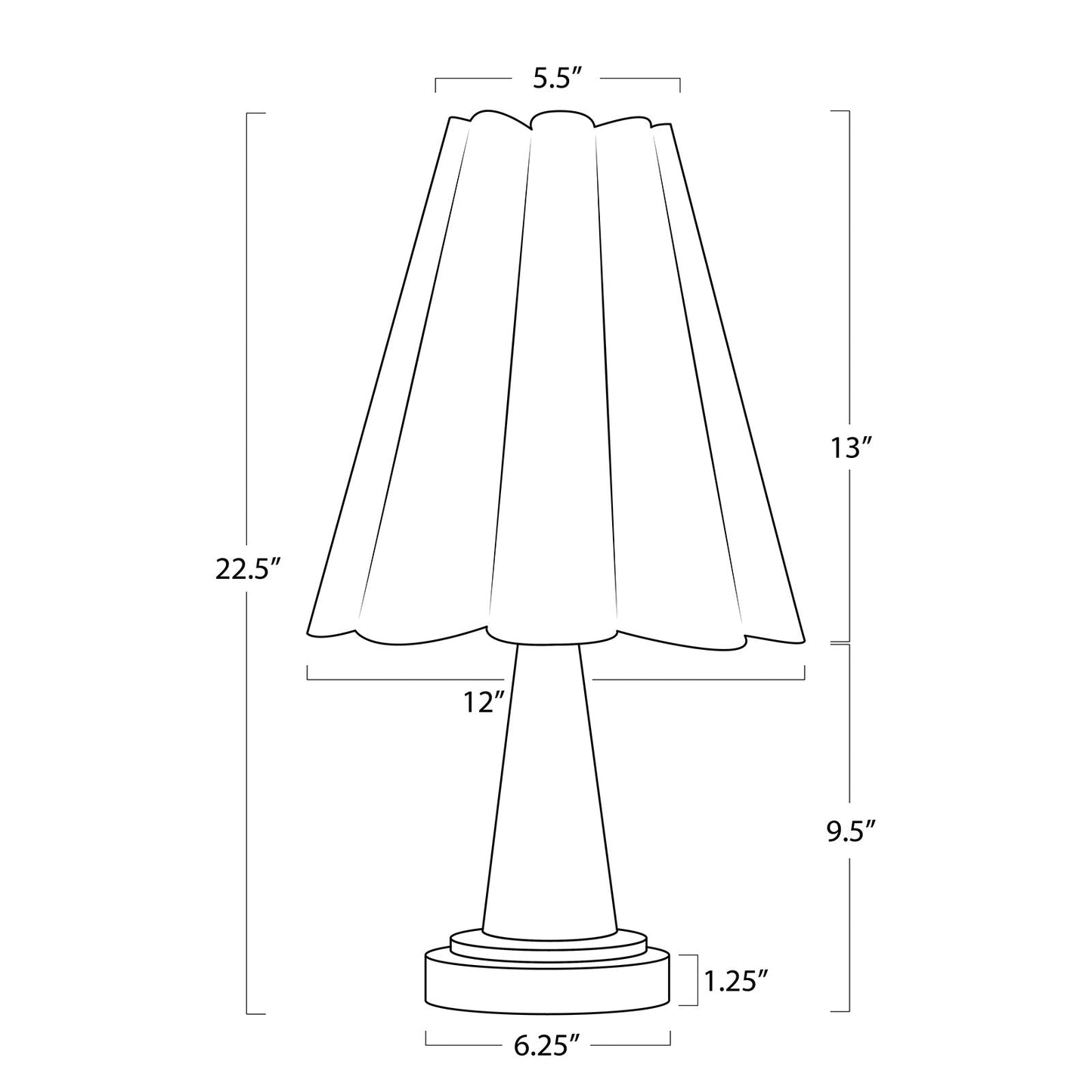 Segal Marble Mini Lamp Brown