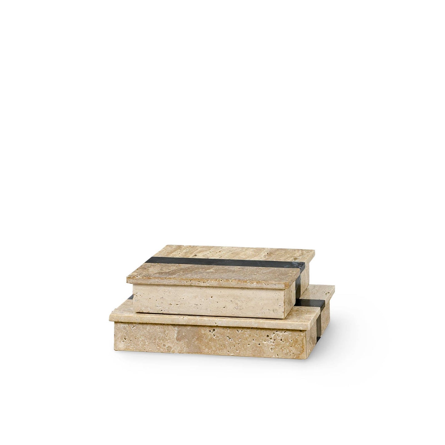 Griffith Travertine Boxes Set Of 2