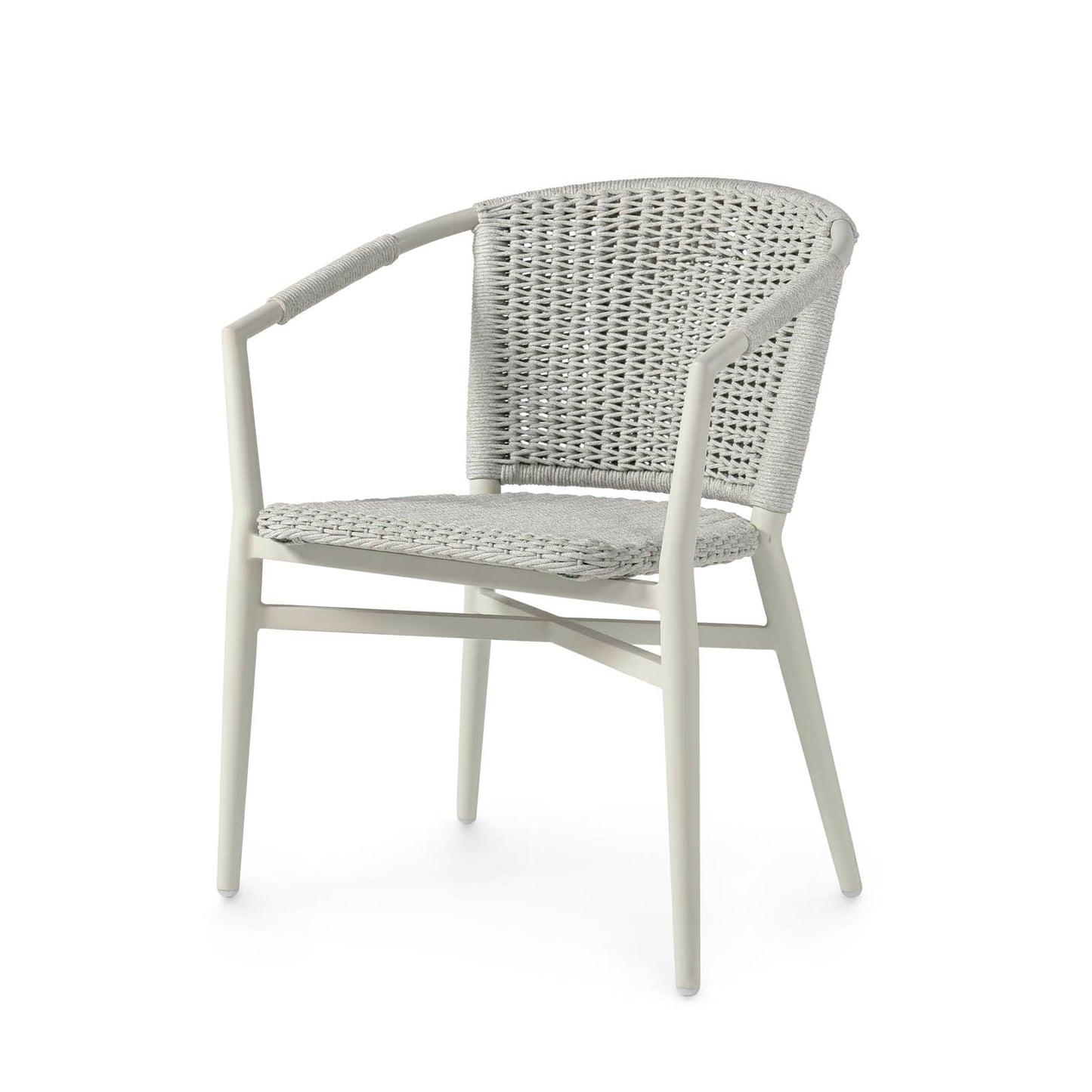 Nina Outdoor Stackable Arm Chair Stone