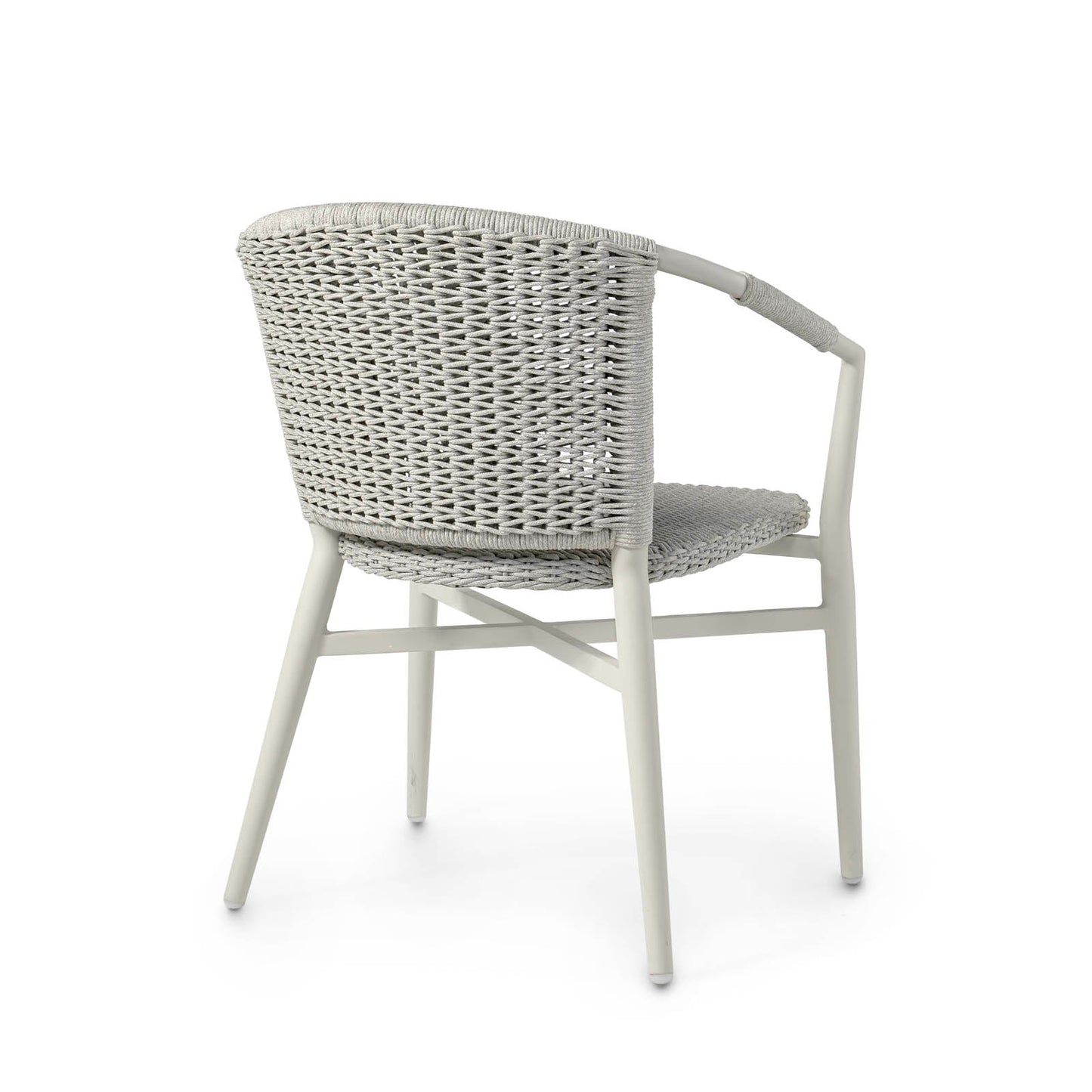 Nina Outdoor Stackable Arm Chair Stone