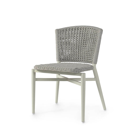 Nina Outdoor Stackable Side Chair Stone