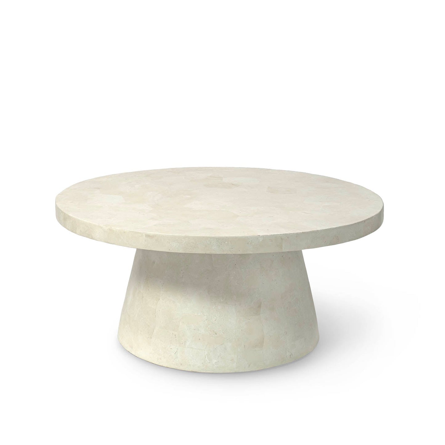 Foley Stone Coffee Table White