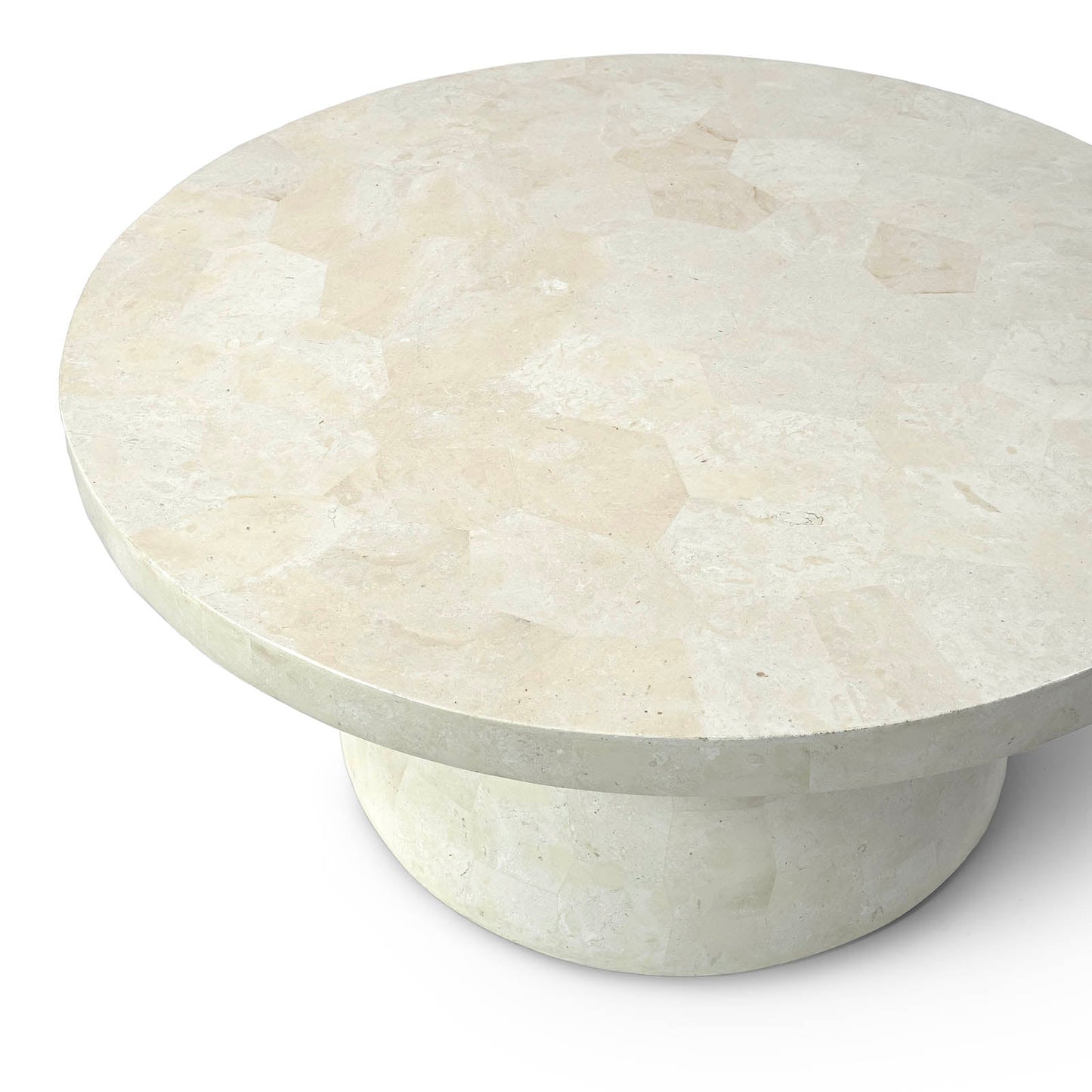 Foley Stone Coffee Table White