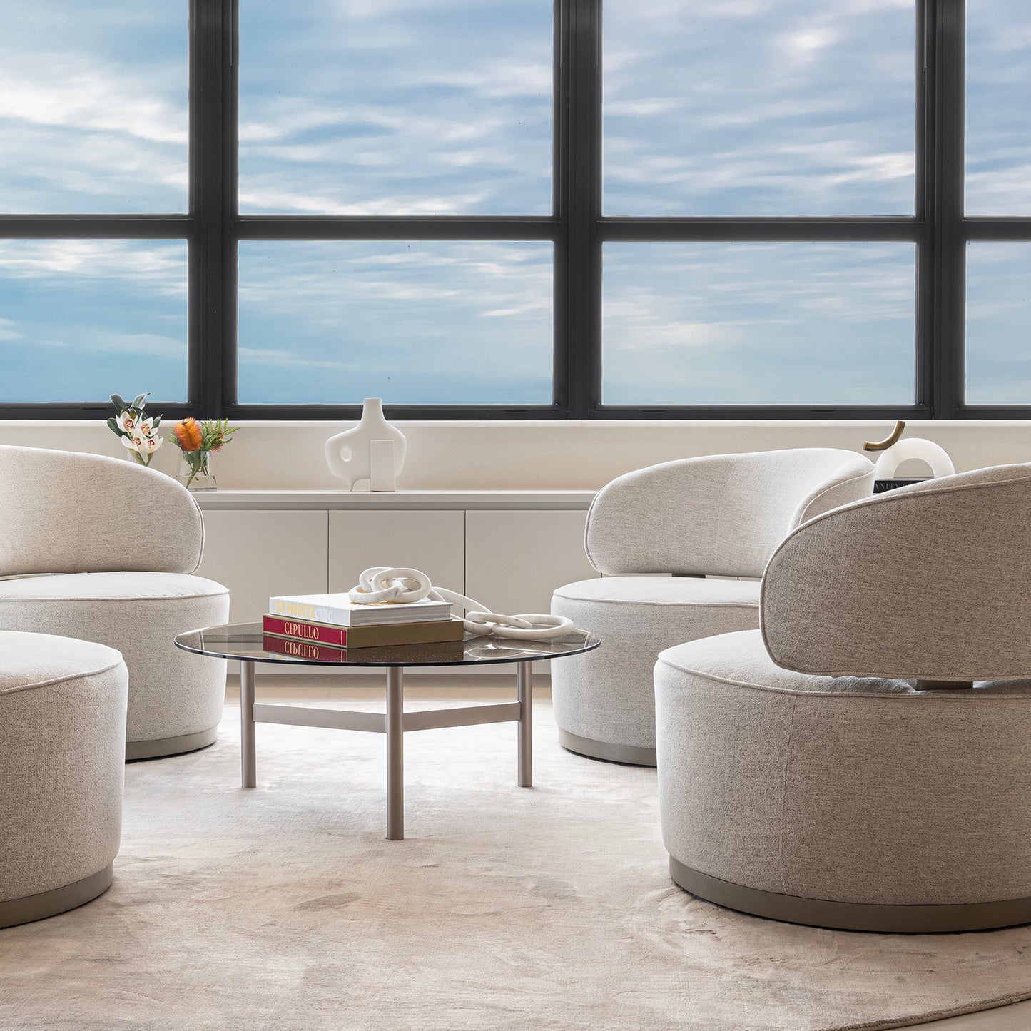 Trata Swivel Armchair