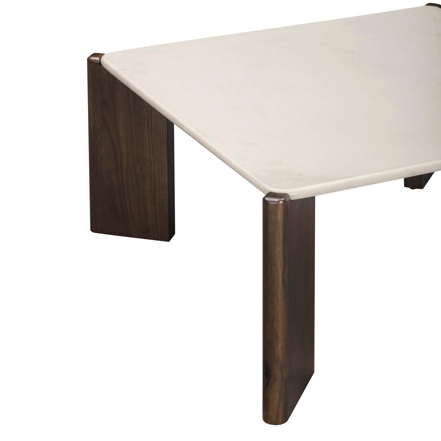 Restis 33.5" Cream Quartz Coffee Table