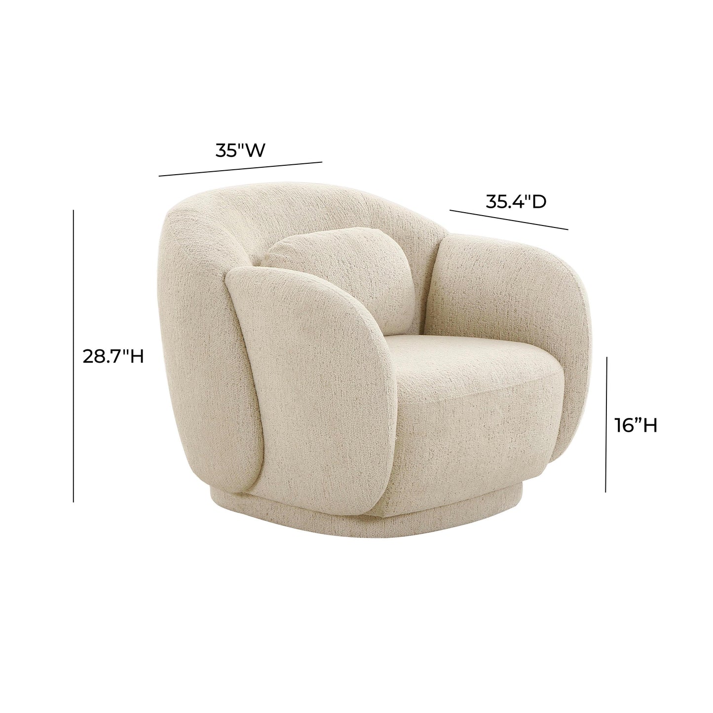 Misty Boucle Accent Chair
