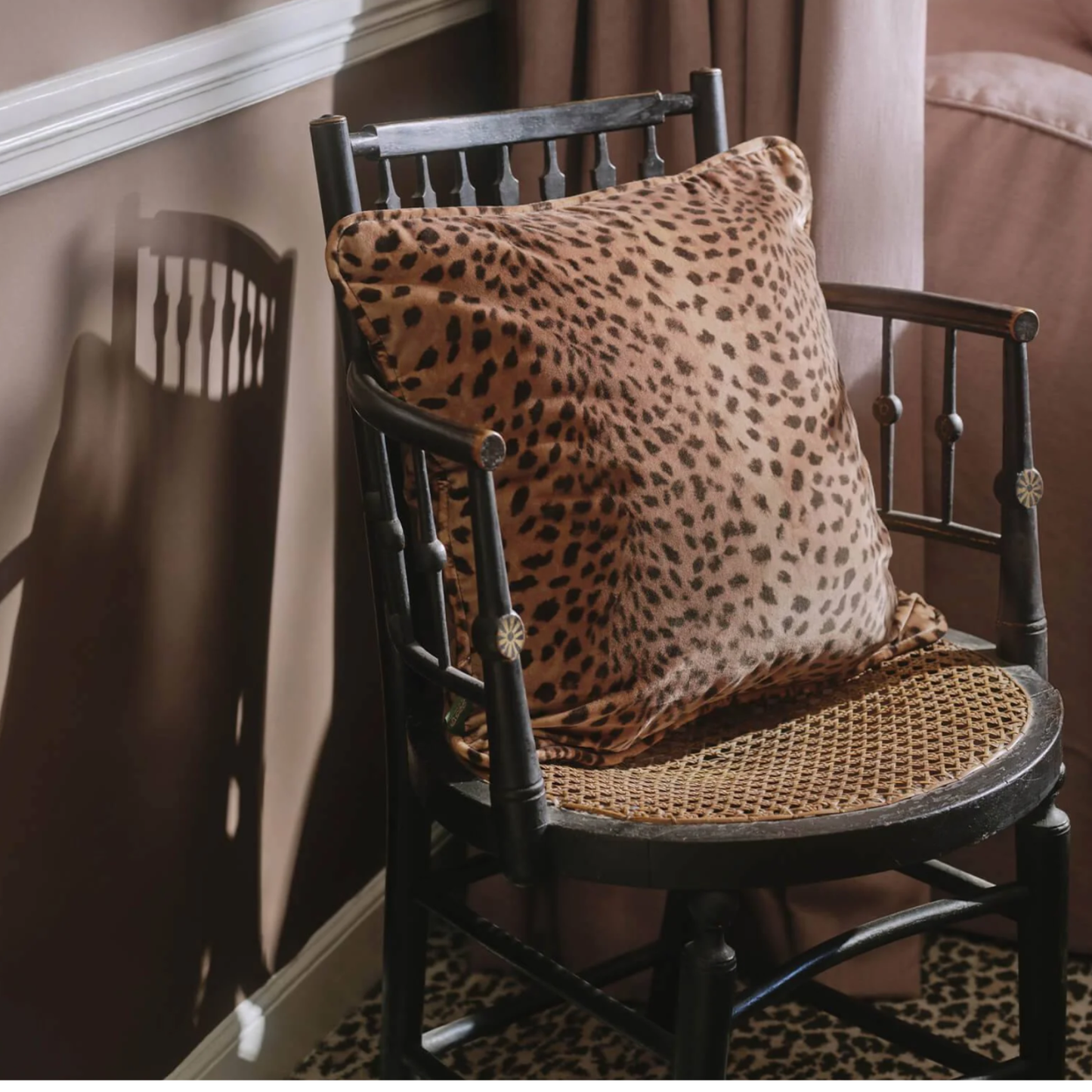 Savanna Velvet Medium Piped Cushion