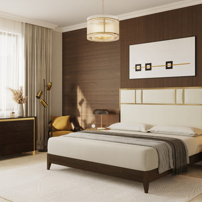 Kore Chandelier - Small - Brass - Clear