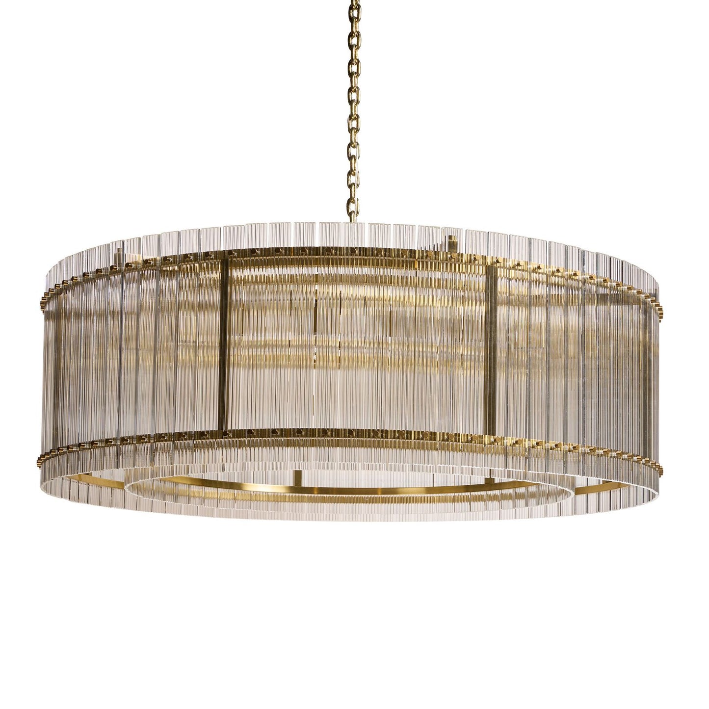 Kore Chandelier - Large - Brass - Clear