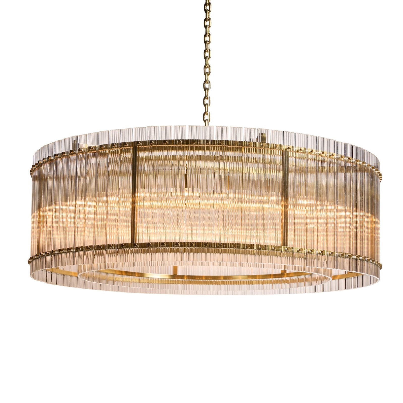Kore Chandelier - Large - Brass - Clear
