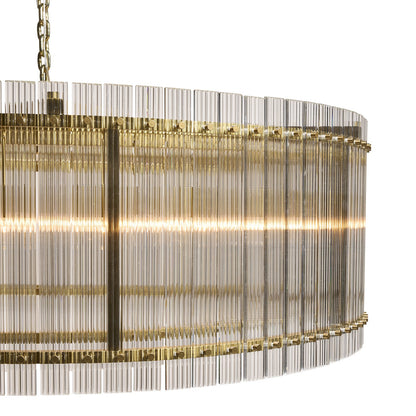 Kore Chandelier - Large - Brass - Clear