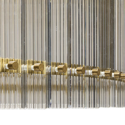 Kore Chandelier - Large - Brass - Clear