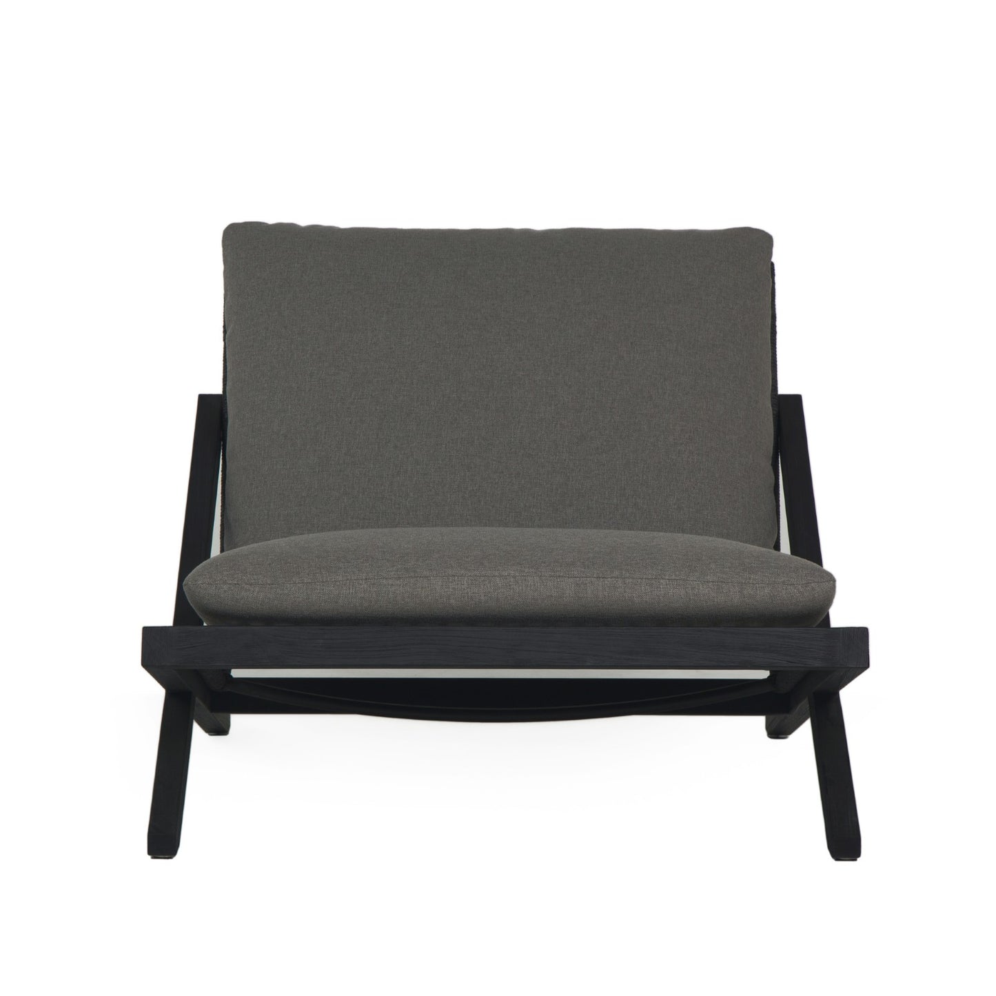 Bari Lounge Chair - Charcoal - Gracebay Grey