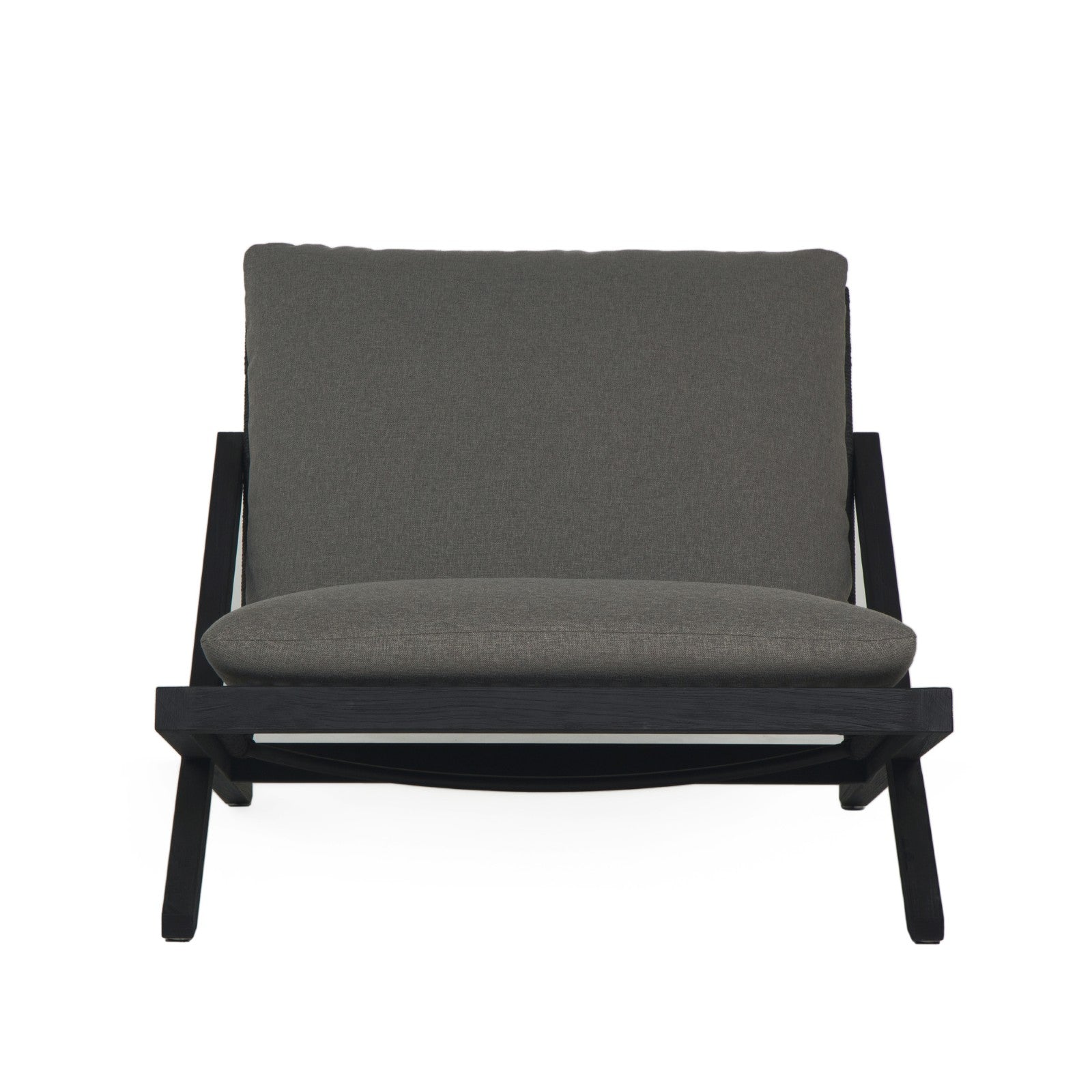 Bari Lounge Chair - Charcoal - Gracebay Grey