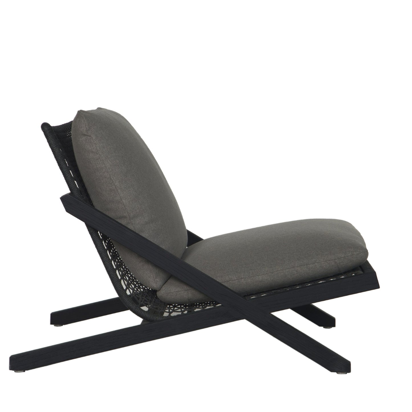 Bari Lounge Chair - Charcoal - Gracebay Grey
