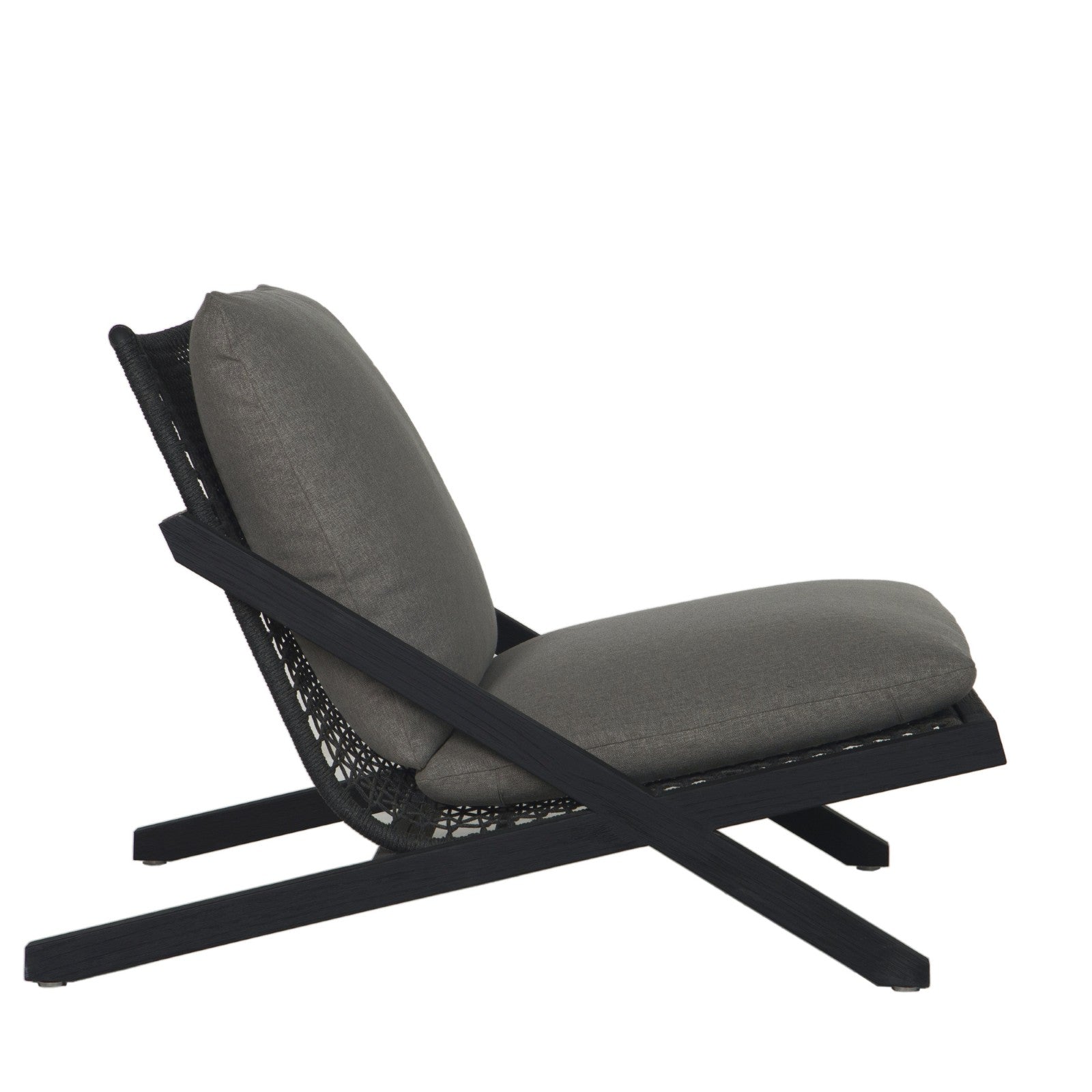 Bari Lounge Chair - Charcoal - Gracebay Grey