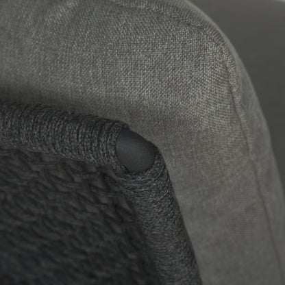 Bari Lounge Chair - Charcoal - Gracebay Grey