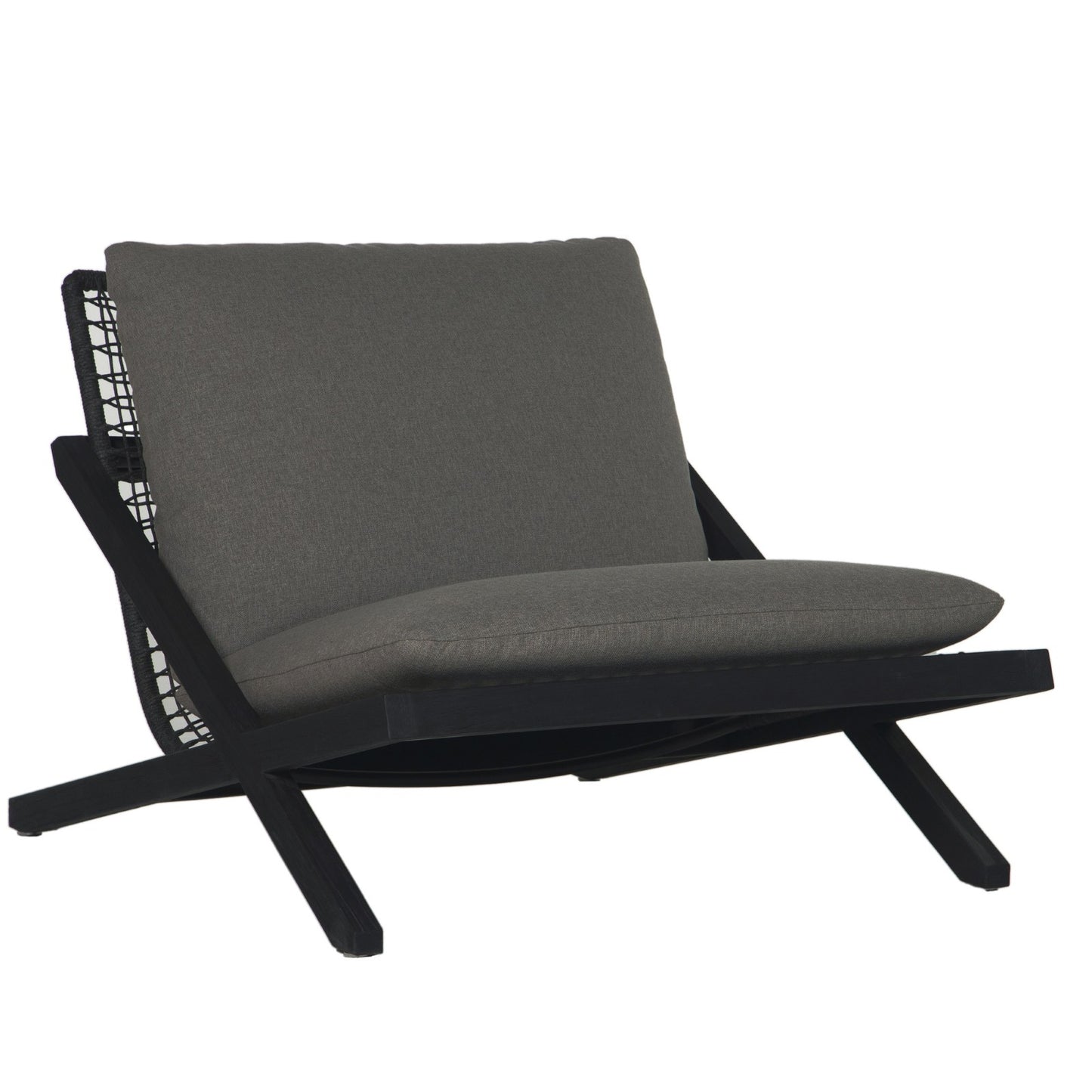 Bari Lounge Chair - Charcoal - Gracebay Grey