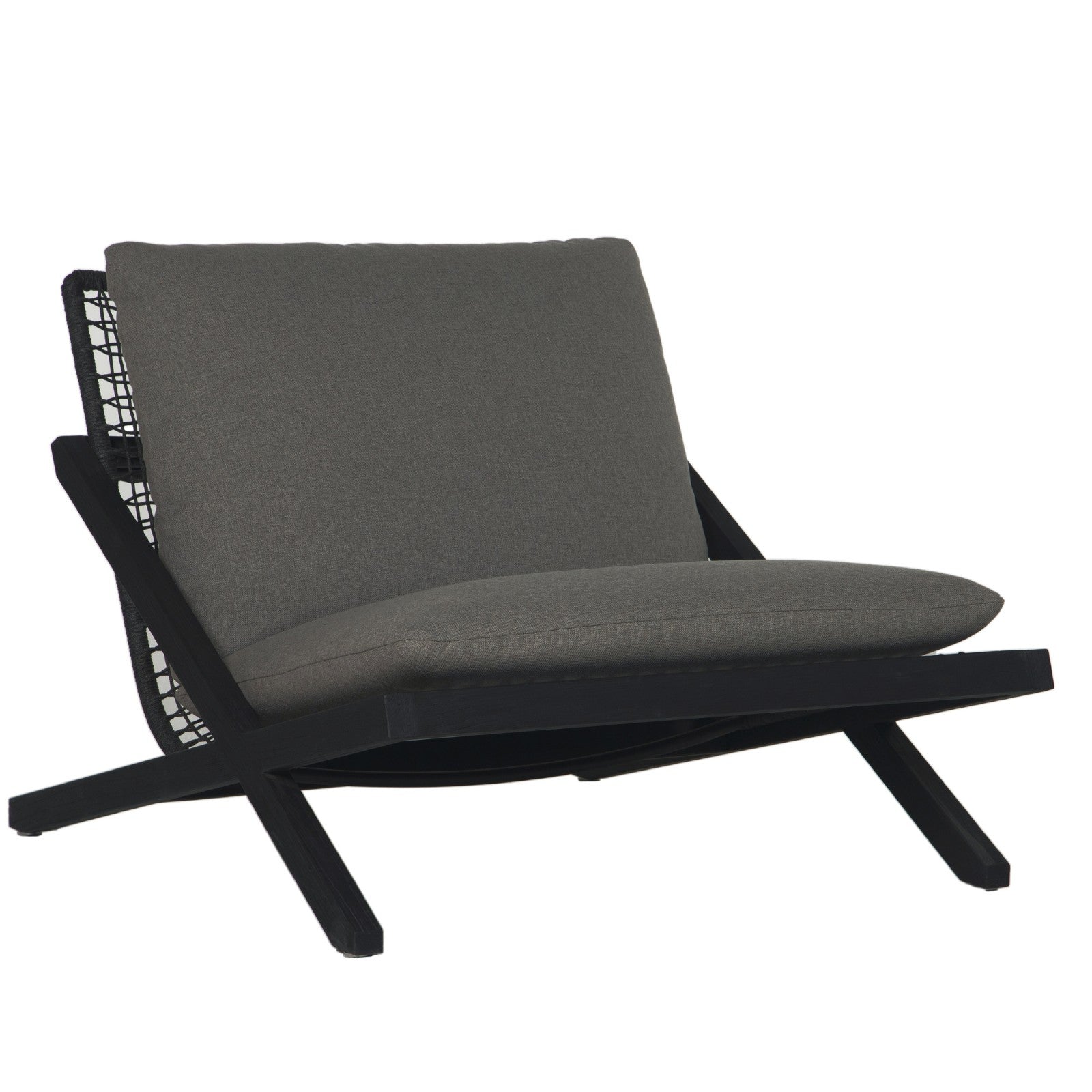 Bari Lounge Chair - Charcoal - Gracebay Grey