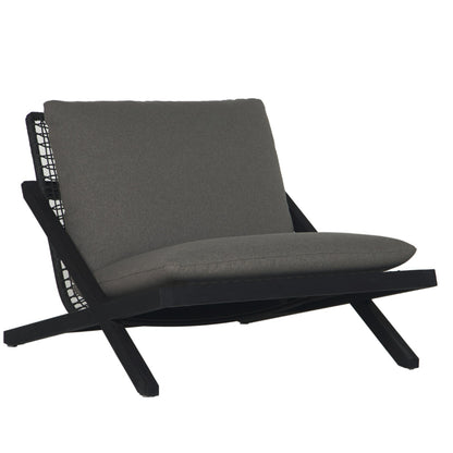 Bari Lounge Chair - Charcoal - Gracebay Grey