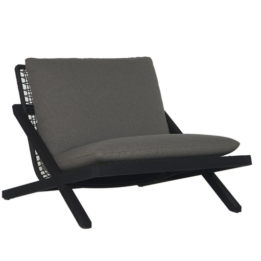 Bari Lounge Chair - Charcoal - Gracebay Grey