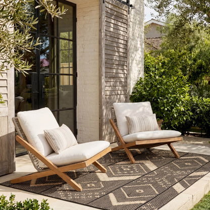 Bari Lounge Chair - Natural - Stinson White