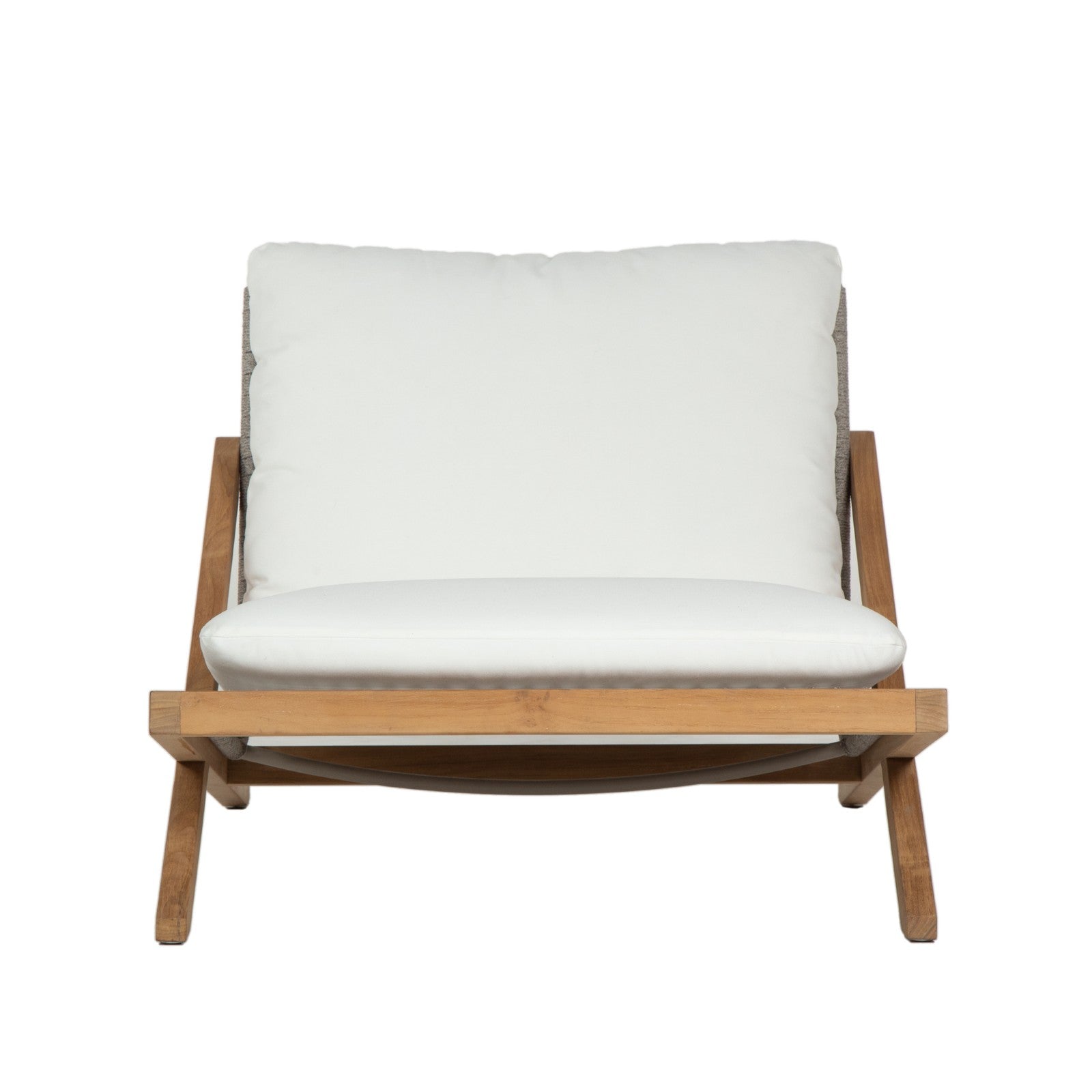 Bari Lounge Chair - Natural - Stinson White