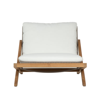 Bari Lounge Chair - Natural - Stinson White