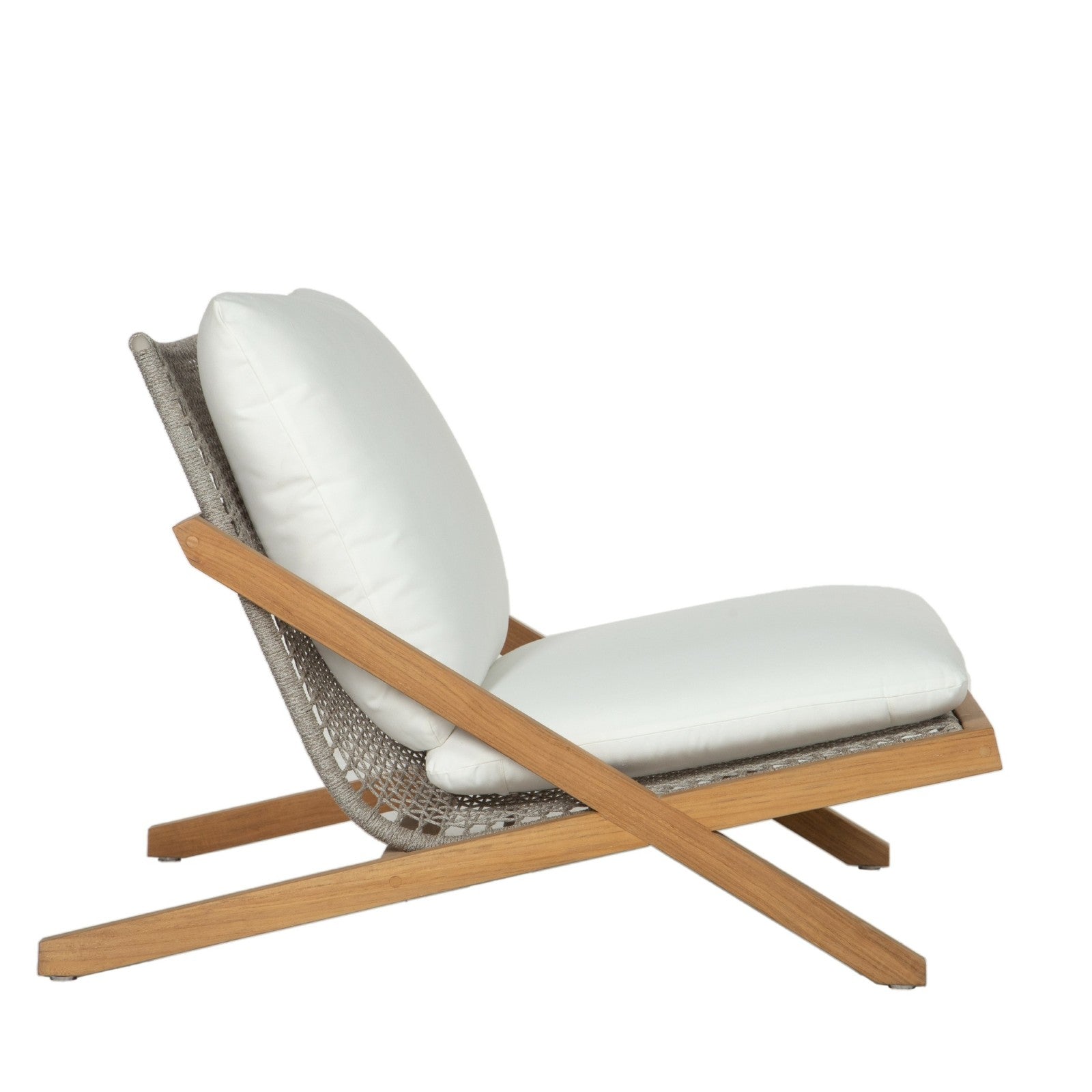 Bari Lounge Chair - Natural - Stinson White