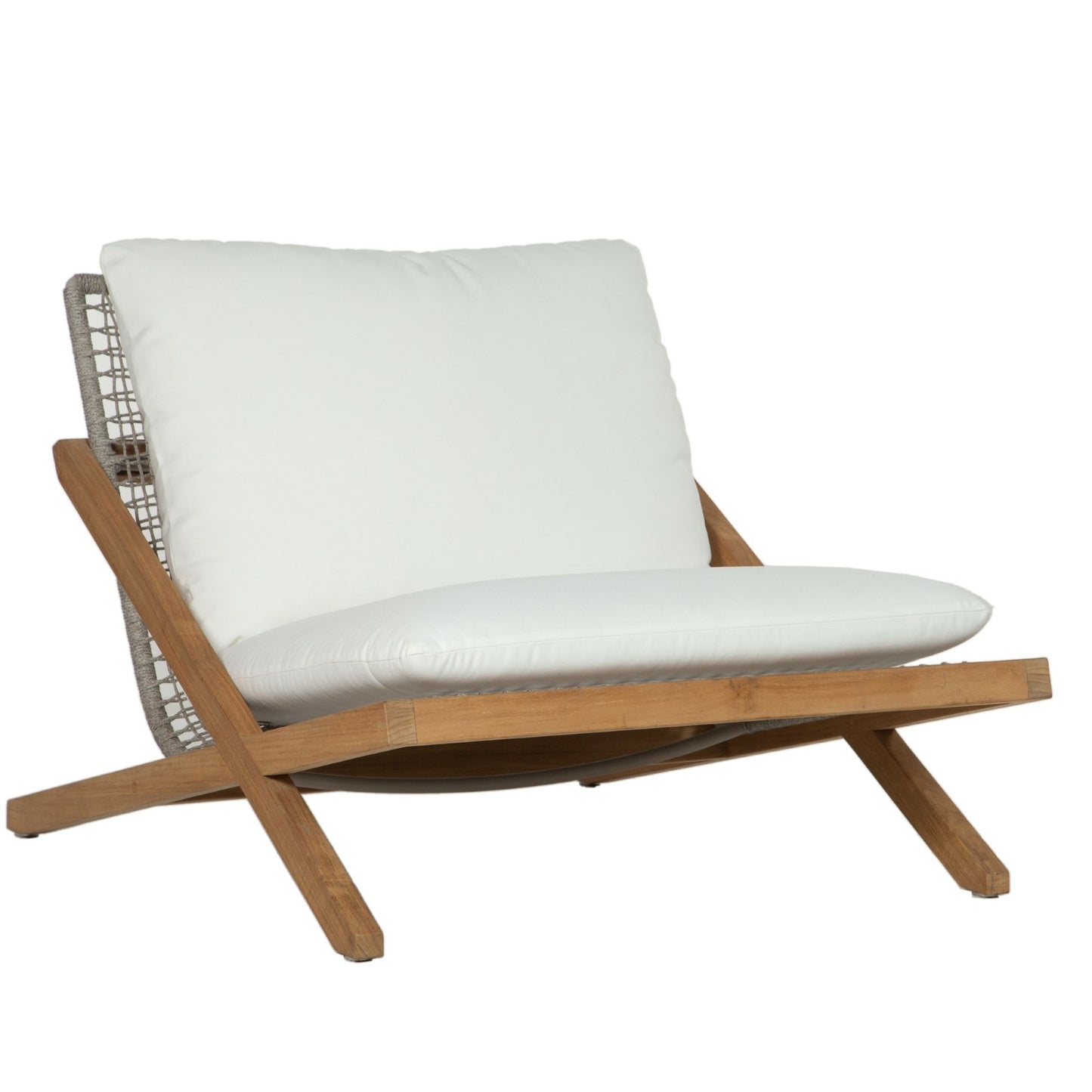 Bari Lounge Chair - Natural - Stinson White