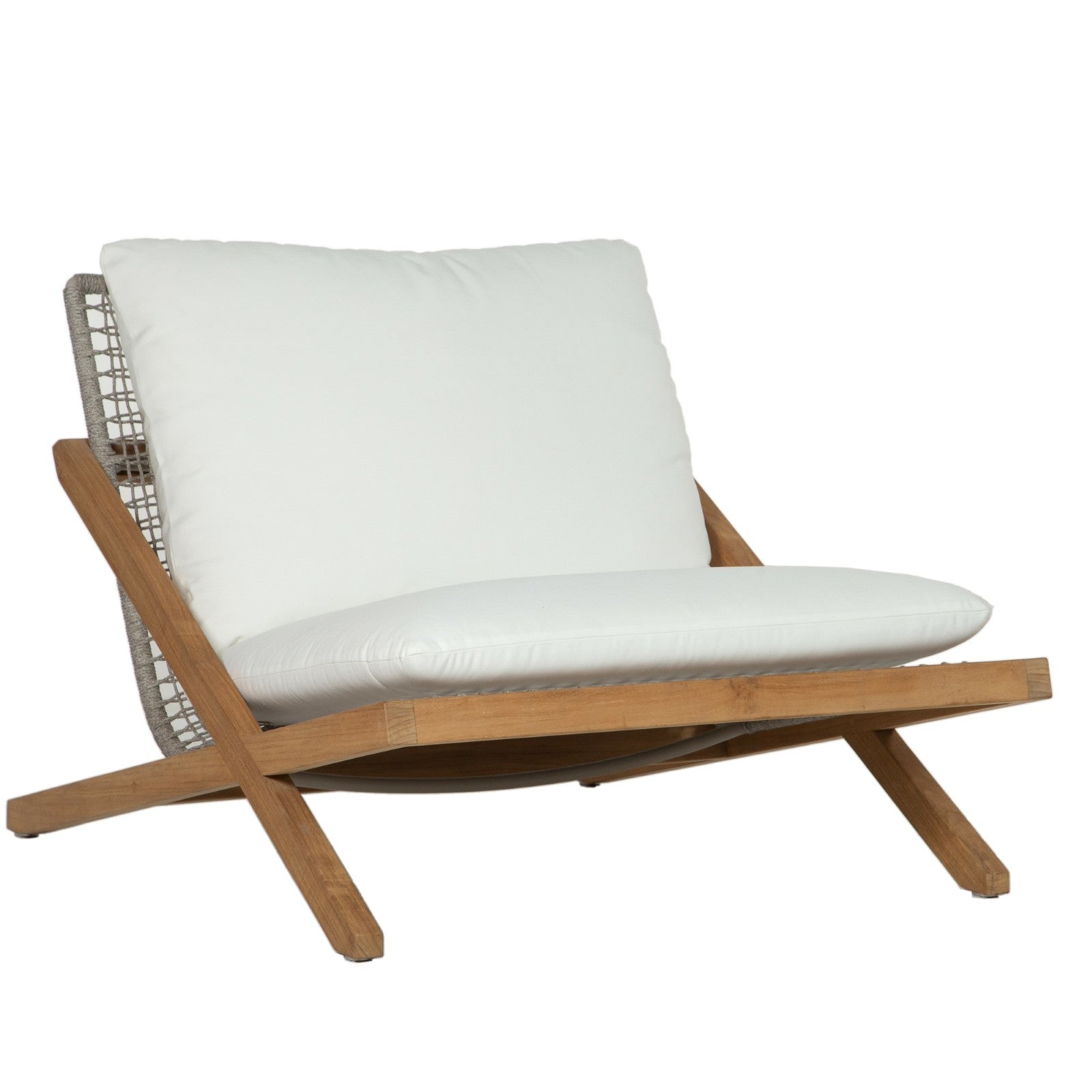Bari Lounge Chair - Natural - Stinson White