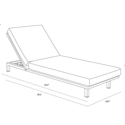 Geneve Lounger - Palazzo Cream