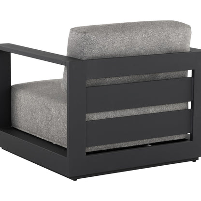 Tavira Armchair - Charcoal - Lanikai Salt And Pepper