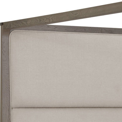 Danette Canopy Bed - King - Zenith Taupe Grey