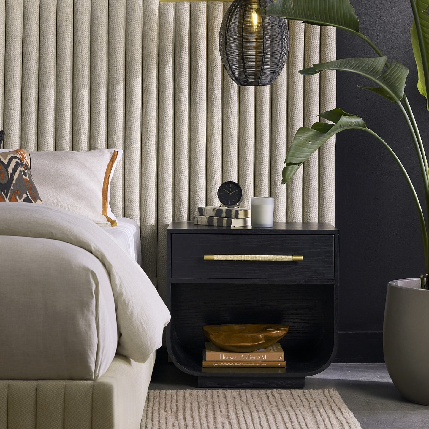 Tarrant Nightstand - Black