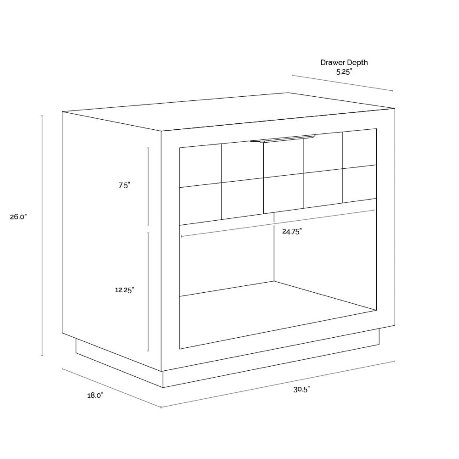 Akava Nightstand