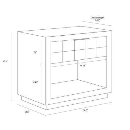 Akava Nightstand