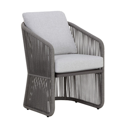 Allariz Dining Armchair - Warm Grey - Gracebay Light Grey