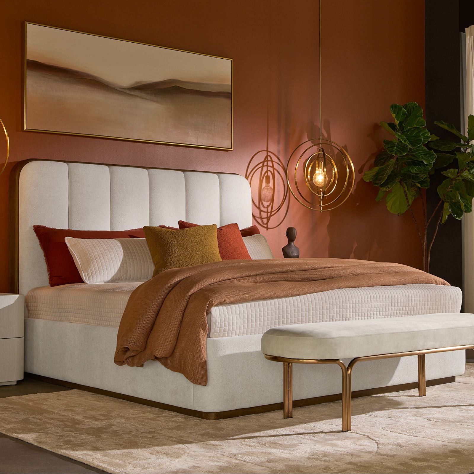 Jamille Bed - Queen - Eclipse White