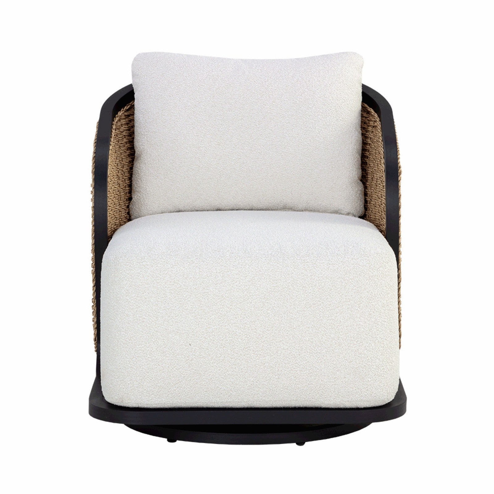 Bora Swivel Armchair - Louis Cream
