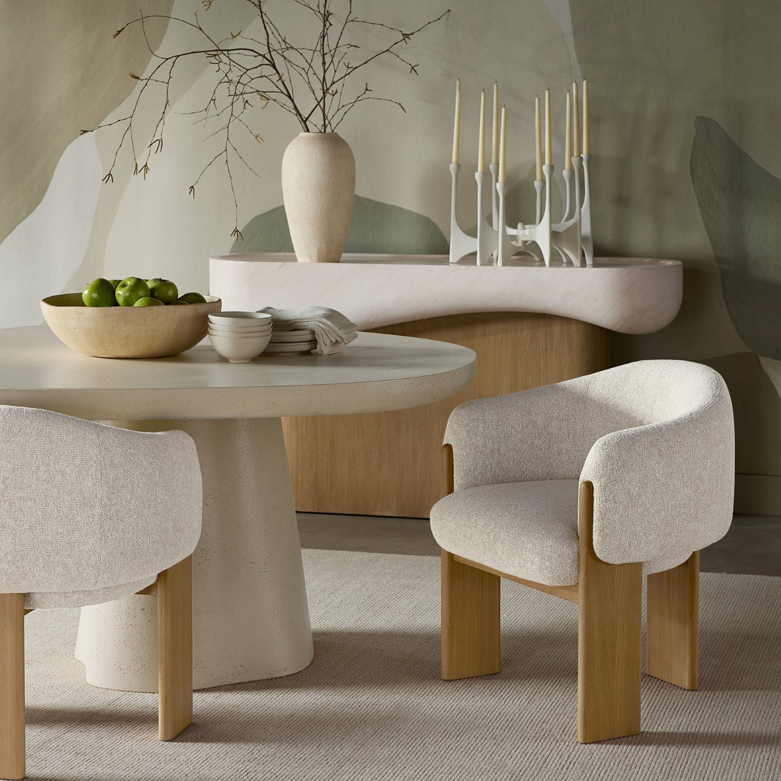 Celica Dining Table - Summer Sand - 58"