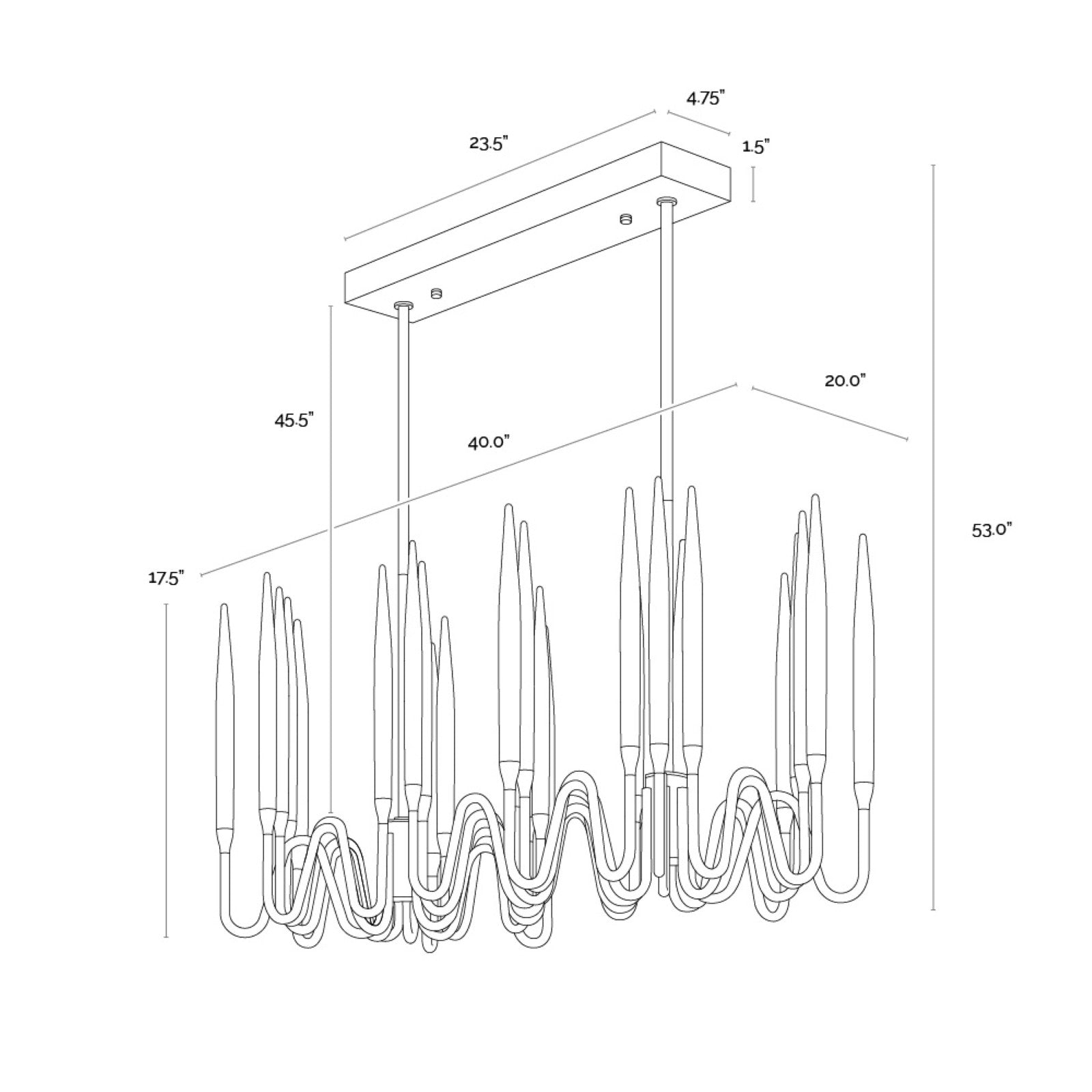 Hestia Chandelier - Small