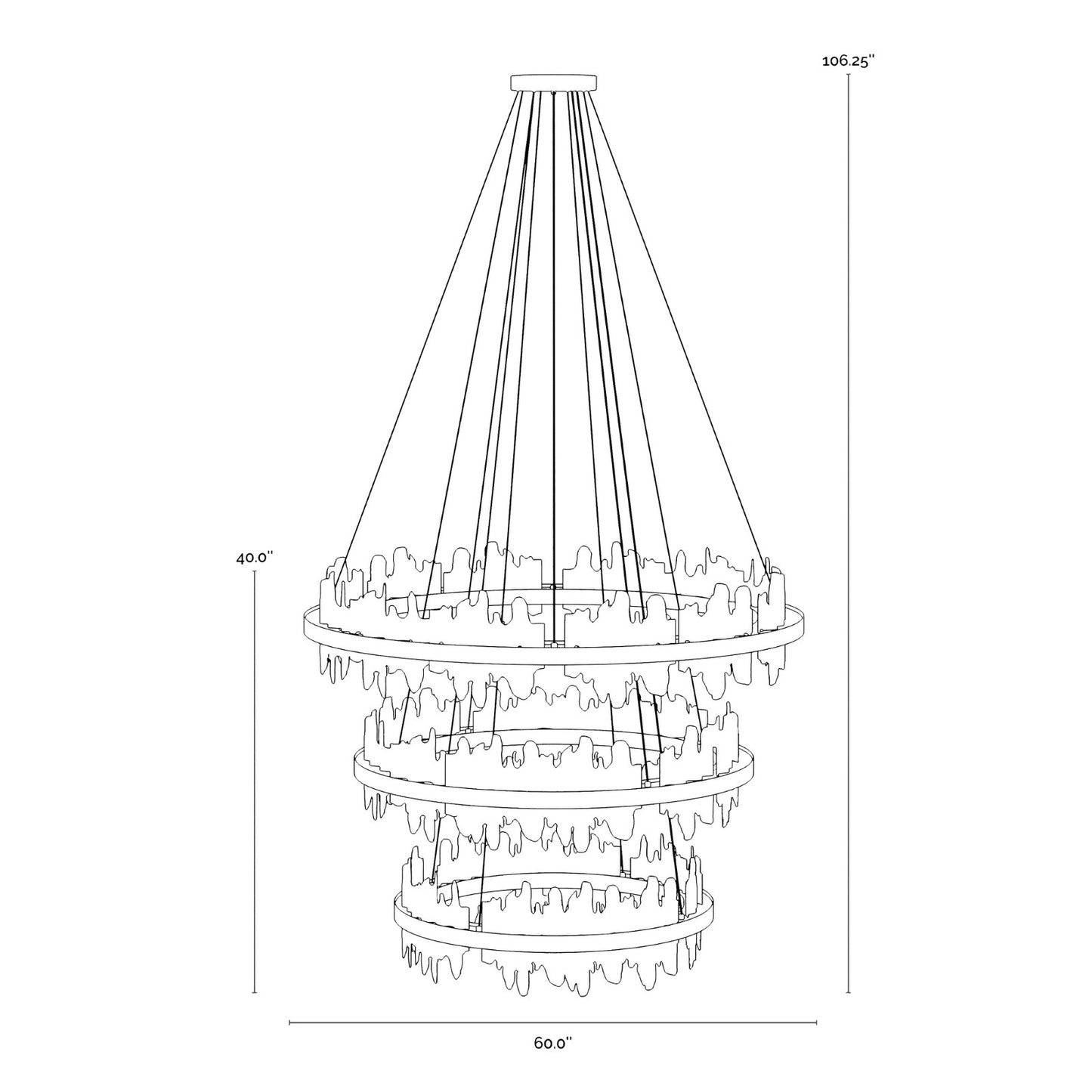 Icarus Chandelier - Large