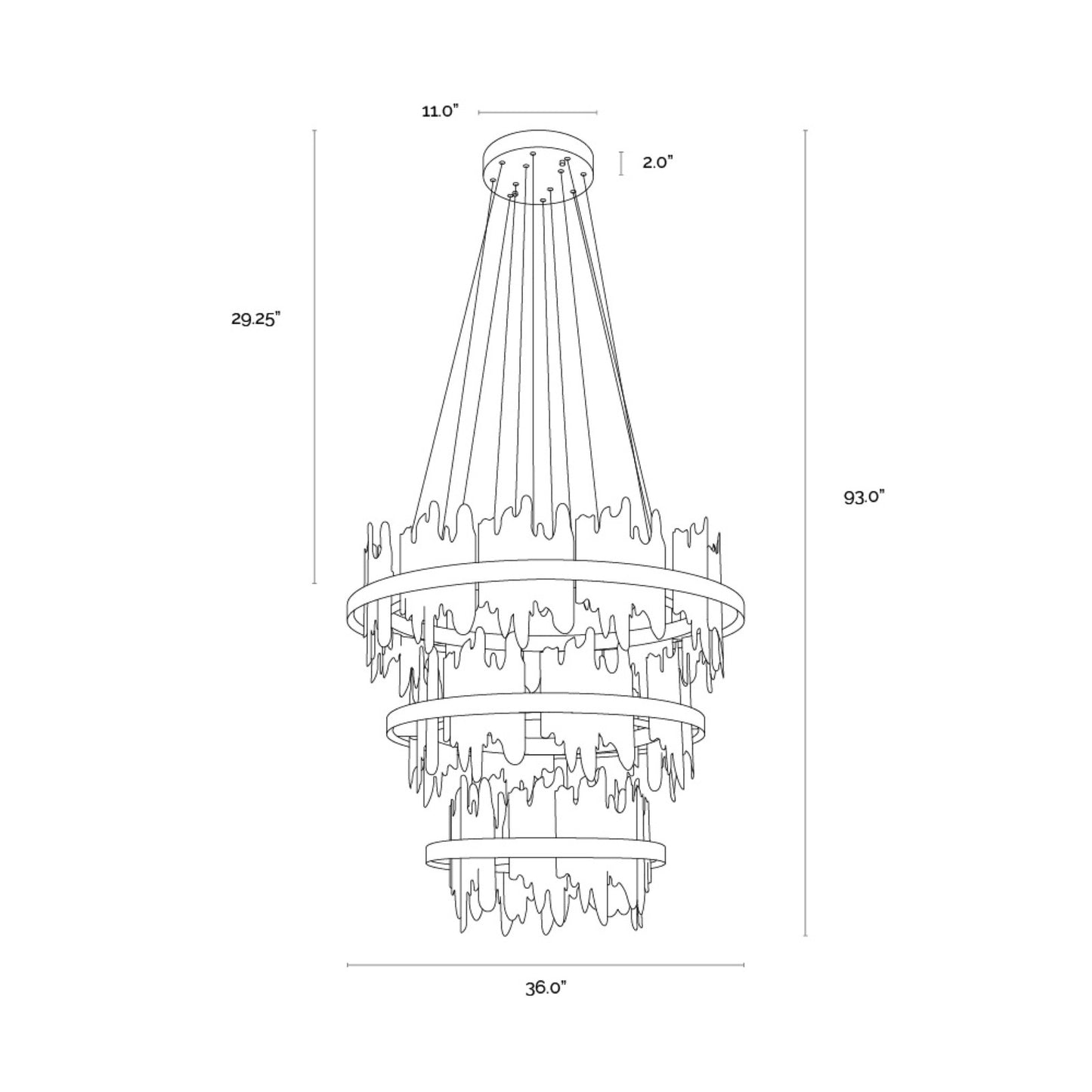 Icarus Chandelier - Small