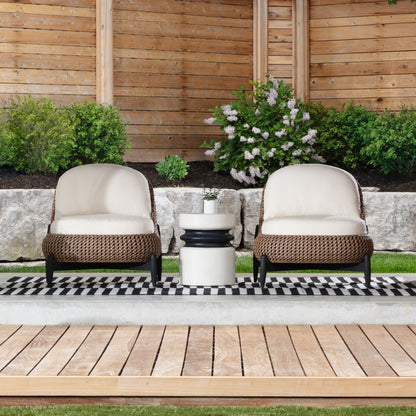 Carilo Lounge Chair - Stinson Cream (Set of 2)