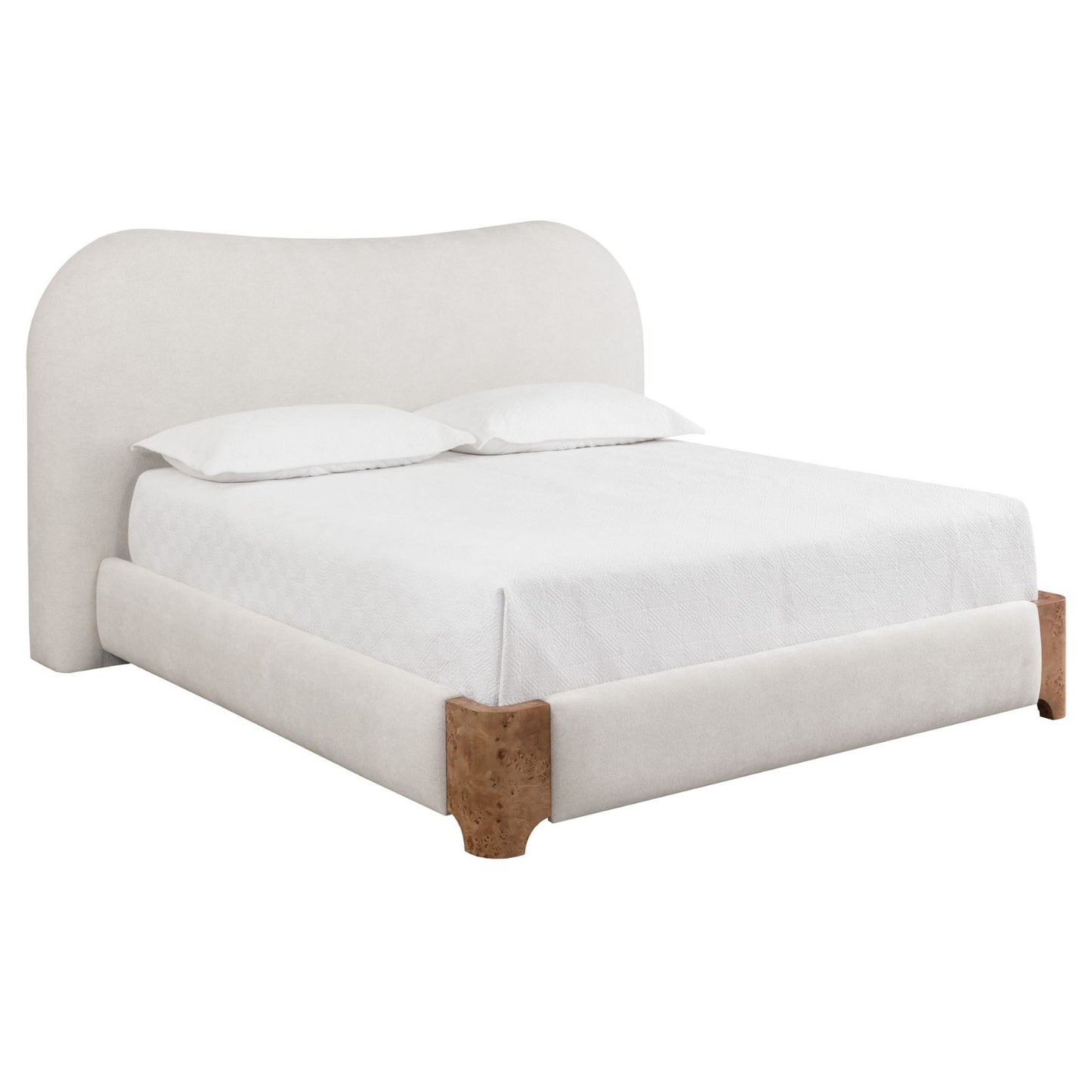Knowles Bed - King - Eclipse White