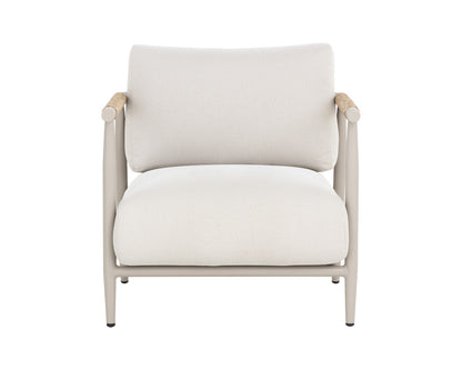 Muros Lounge Chair - Greige - Palazzo Cream