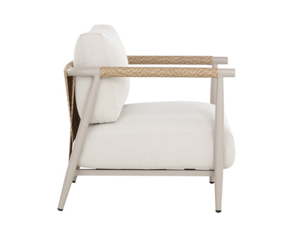 Muros Lounge Chair - Greige - Palazzo Cream